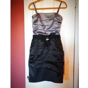 White House Black Market Satin Sheath Dress